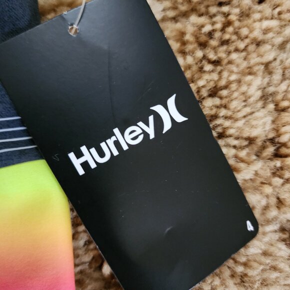 Hurley Boy's UPF50+ Drawstring Waist Pull On Swim Short Size: 4. NWT - Picture 8 of 9